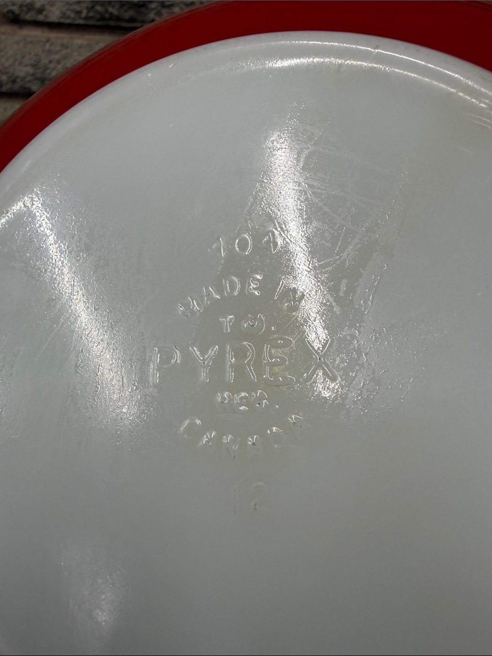 Pyrex Primary Color Red Nesting Mixing Bowl - #404 - Picture 4 of 5
